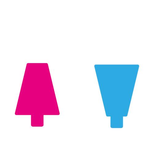 Kønsbestemte toiletters symboler