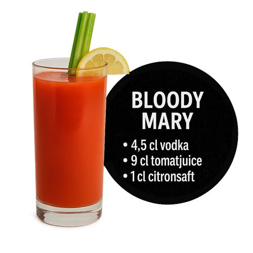 Opskrift på Bloody Mary