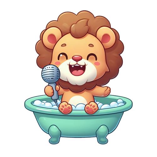 Sangfugl i Badekar