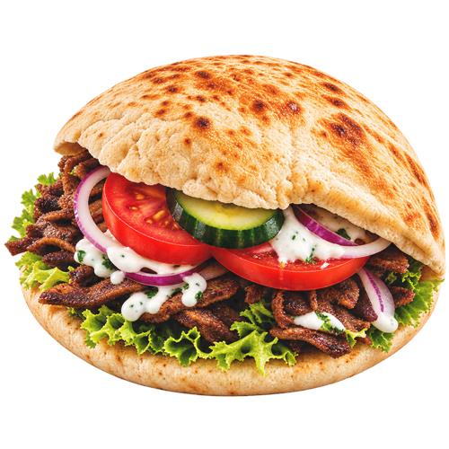 Kebab i pitabrød