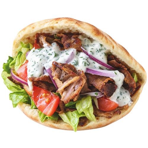 Kebab i pitabrød