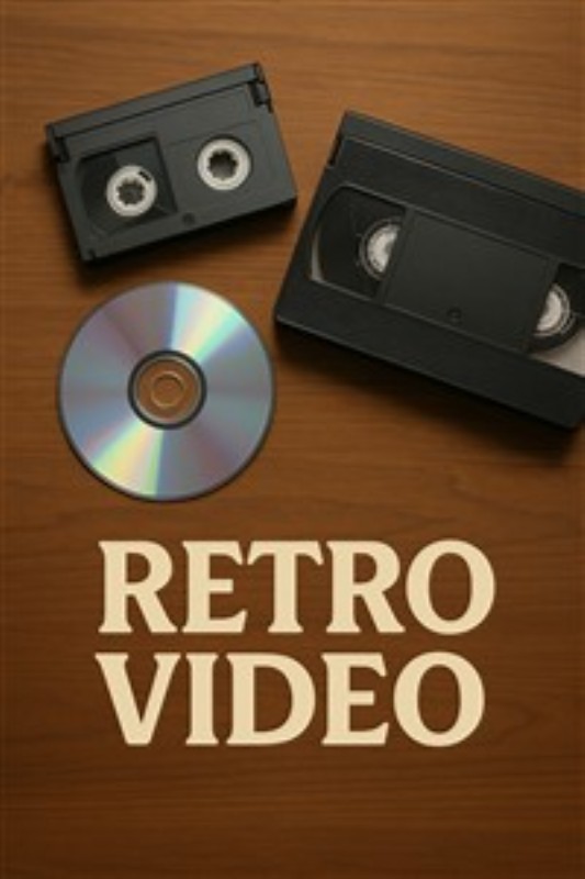 Retro Videominder fra Gode Gamle Dage - Genskab nostalgi med dette kunstværk, der fejrer de ikoniske VHS-bånd og DVD’er. Perfekt til at tilføje et unikt og retro touch til dit hjem.